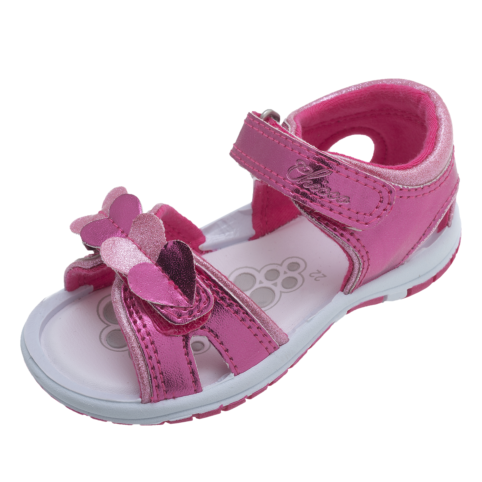 Sandale copii Chicco Fedra, fuchsia, 63387