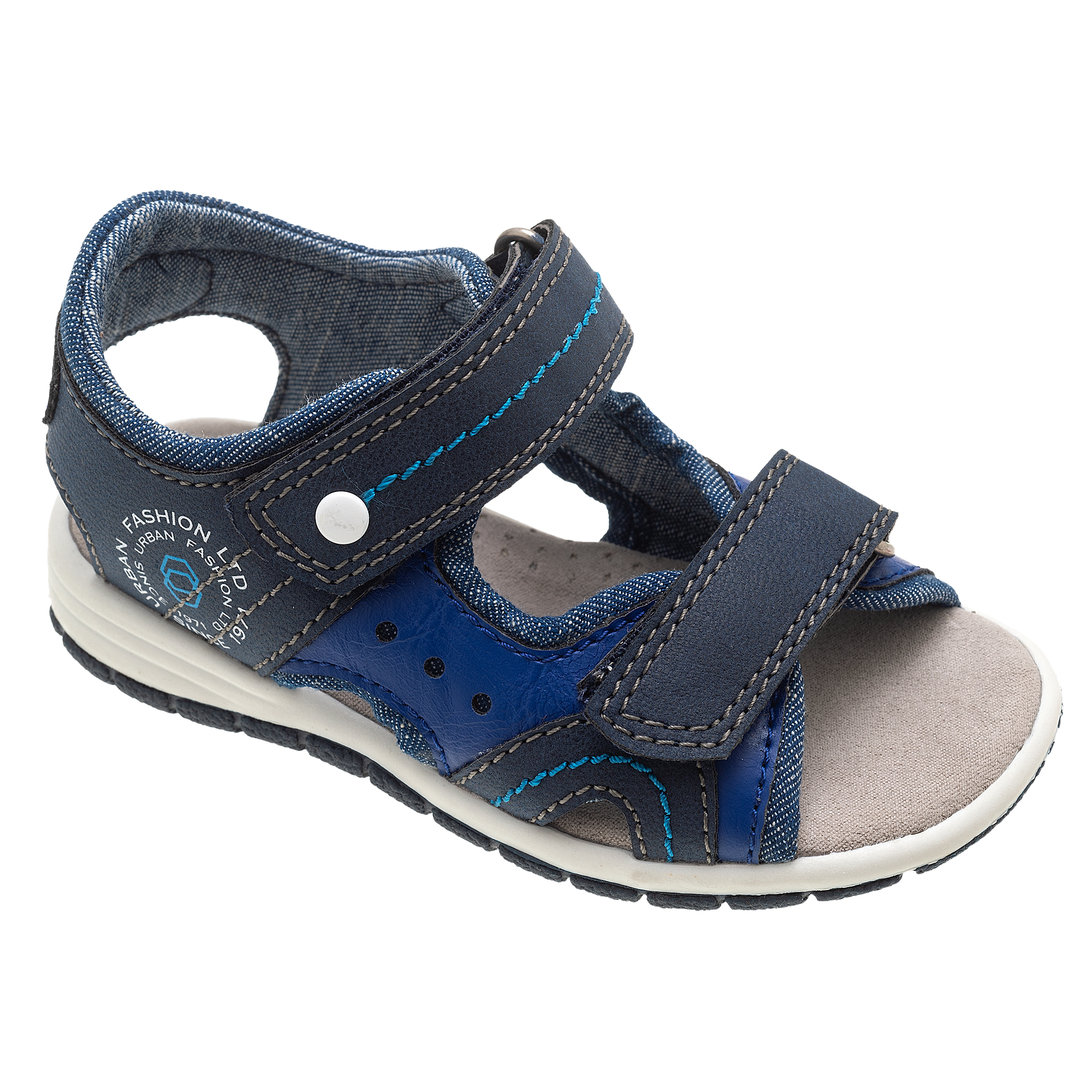 Sandalute copii Chicco Fester, albastru inchis, 61691 CHICCO imagine noua