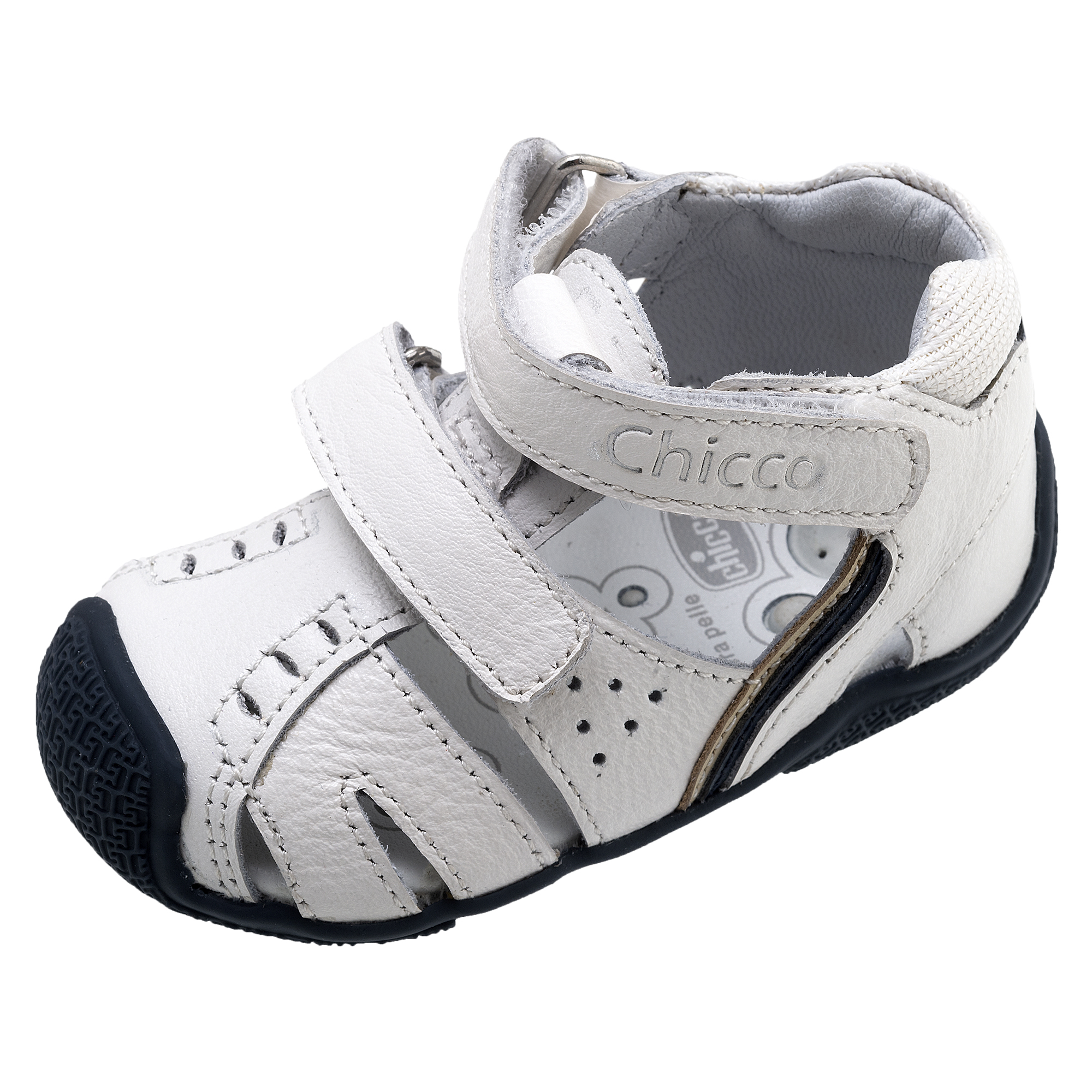 Sandale copii Chicco Grandox, alb, 63802 CHICCO imagine noua