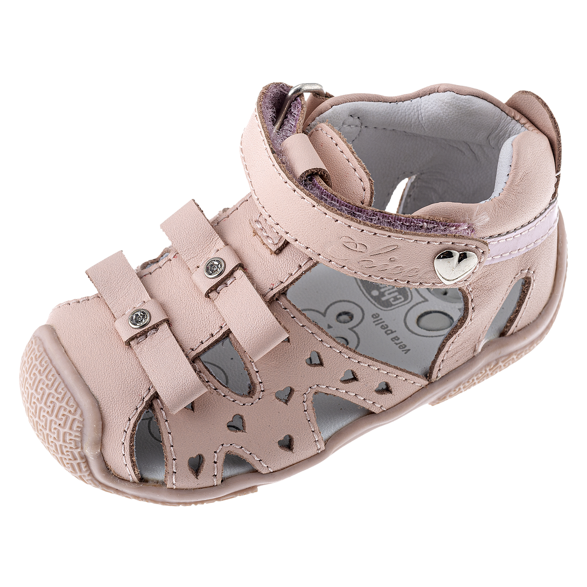 Sandale piele copii Chicco Gladys, roz, 67081-62P chicco.ro
