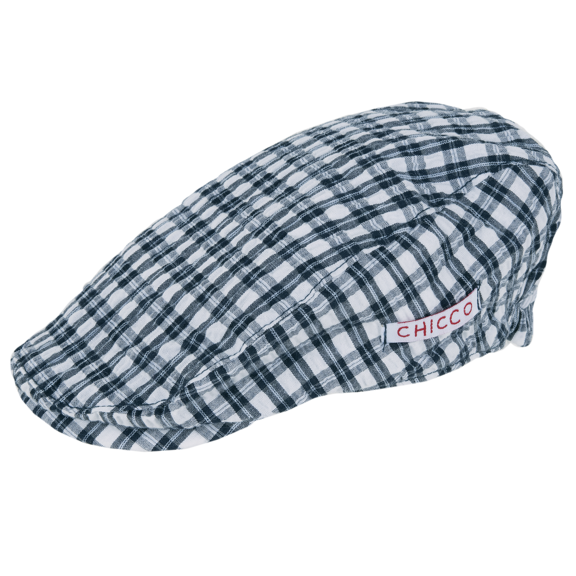 Sapca bebe chicco, alb cu bleumarin, 48740