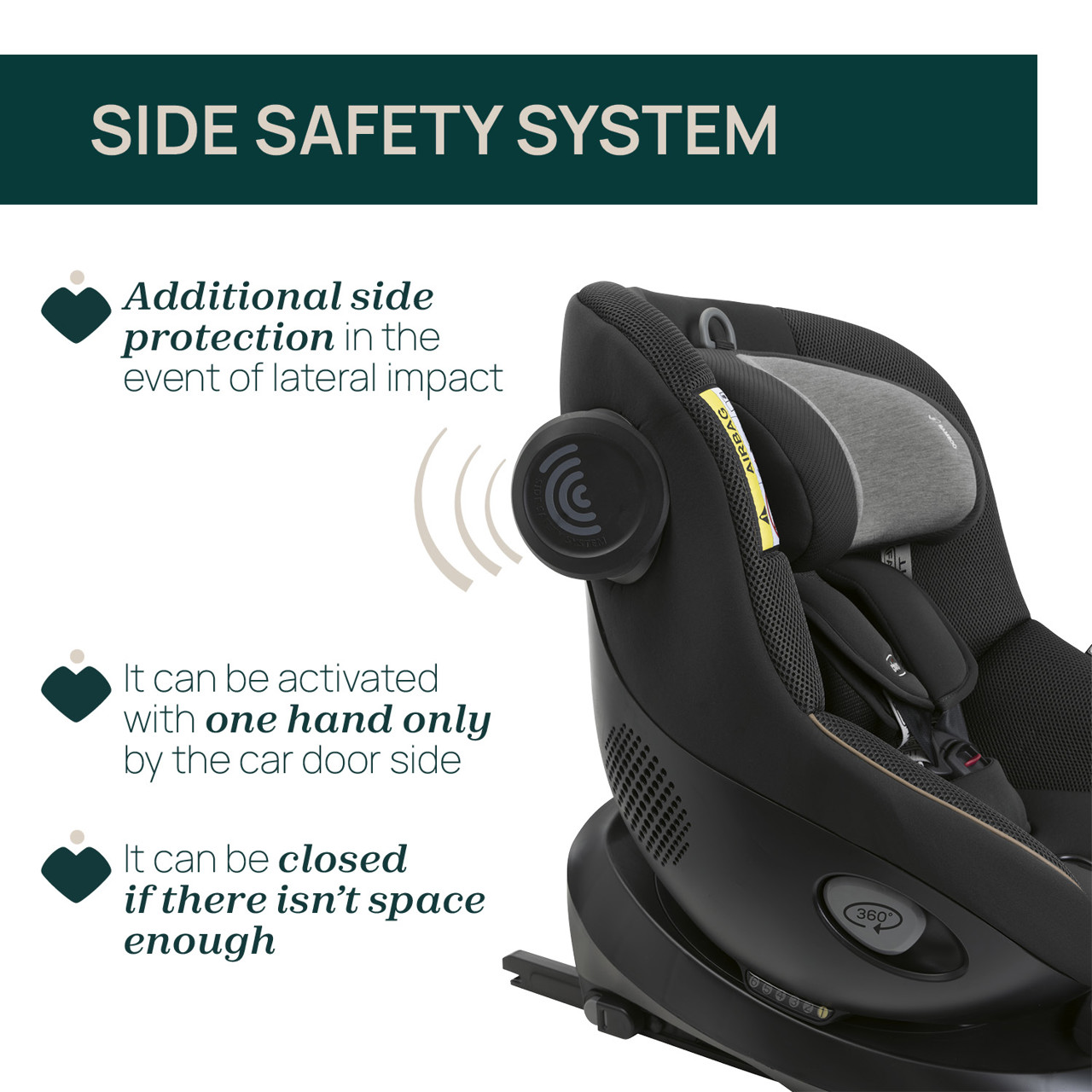 meico*.。♡　0724 Scaun auto rotativ cu baza isofix Chicco Seat 105 i-Size, Posh