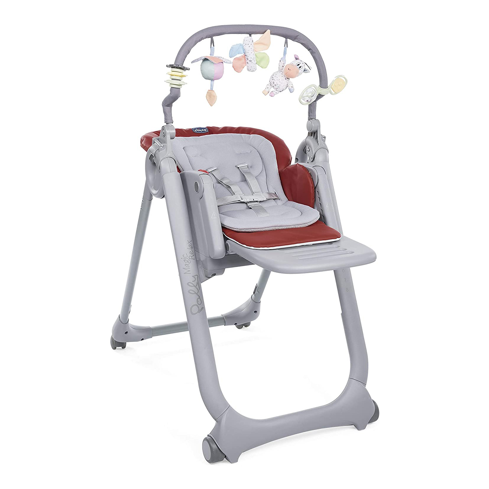 Scaun de masa chicco polly magic relax, red passion (rosu), 0luni+