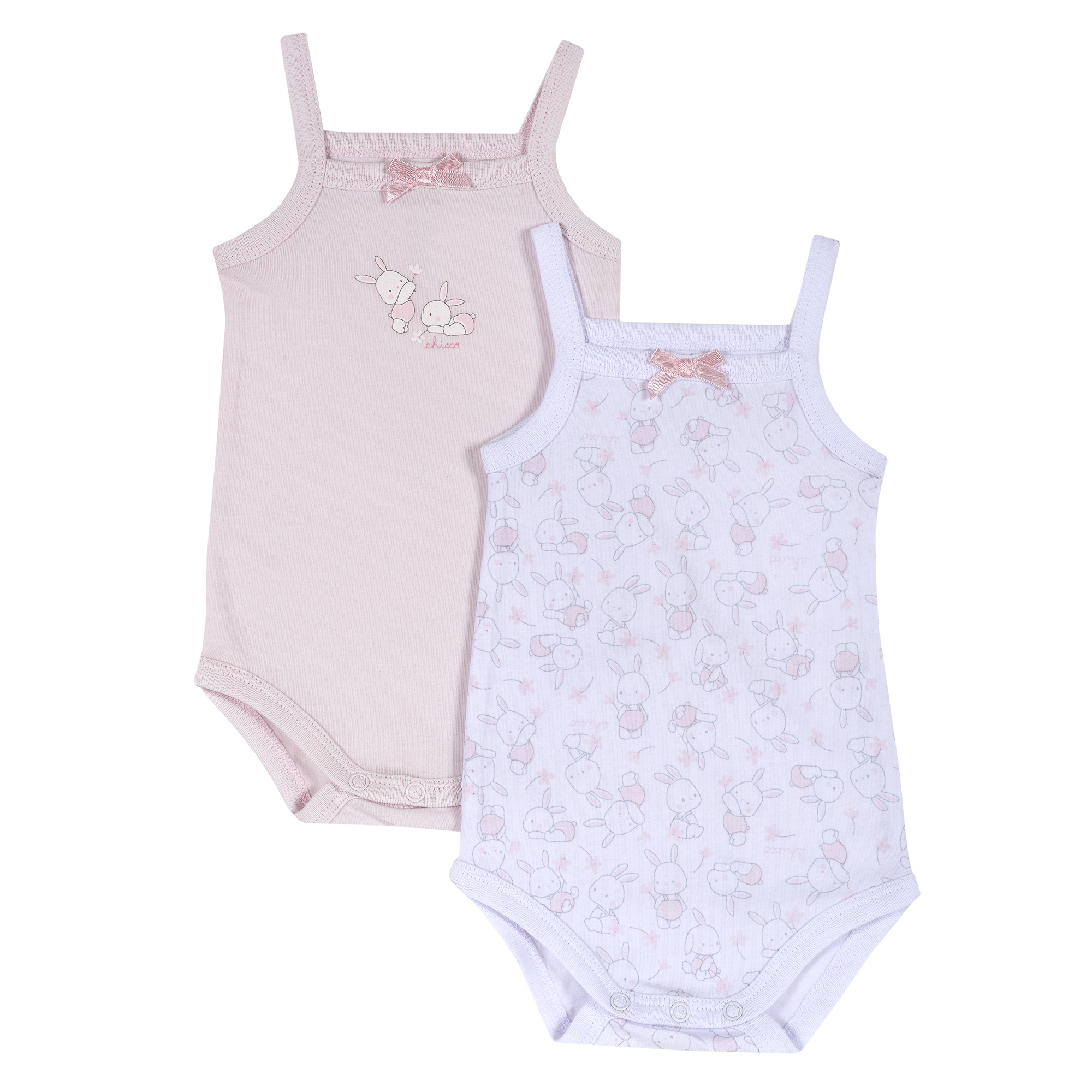 Body bebe Chicco, set 2 bucati, roz, 11433