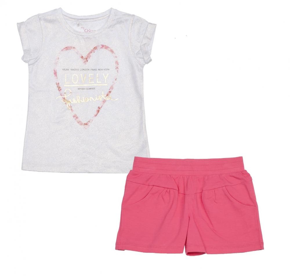 Set doua piese Chicco, tricou si pantalon scurt, 76090