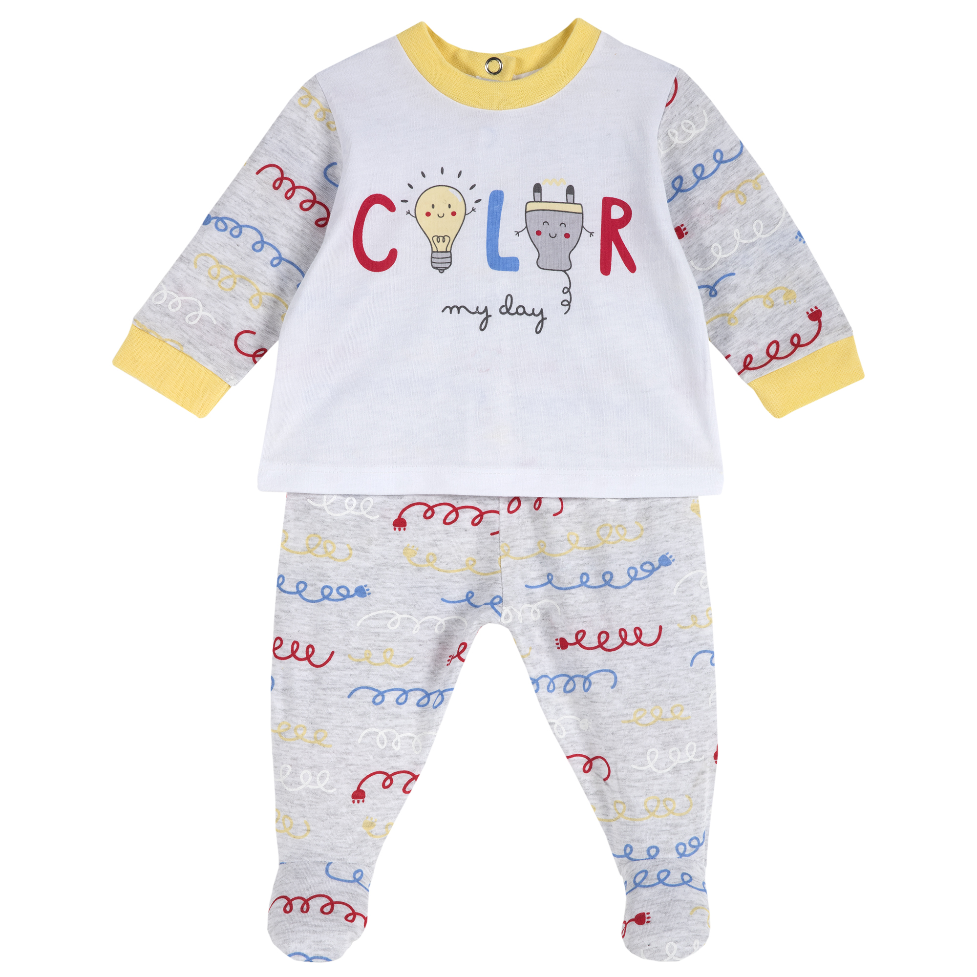 Set bluza si pantalonas copii Chicco, multicolor, 77930 CHICCO