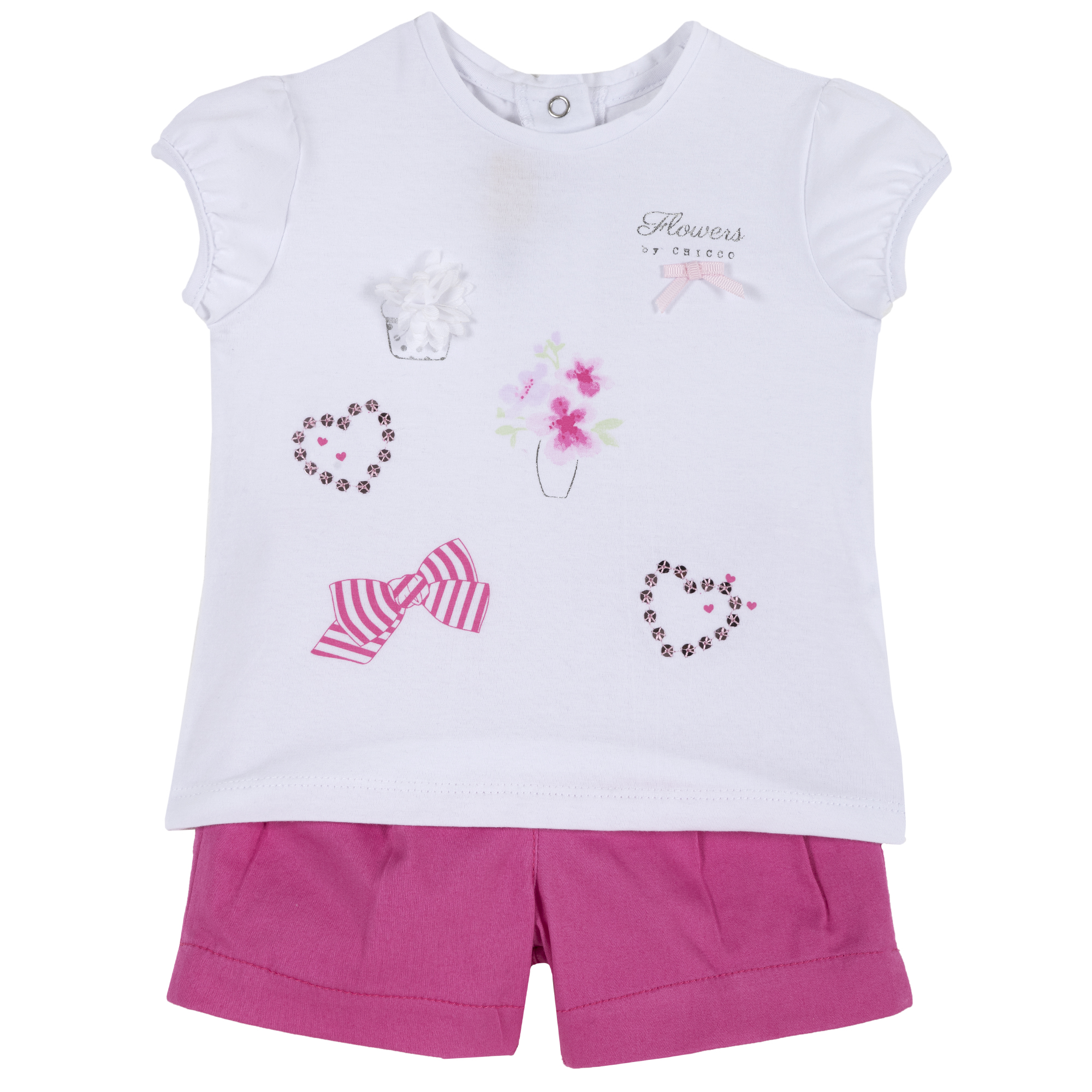 SET TRICOU M.S.+PANTALONI SCURTI 104