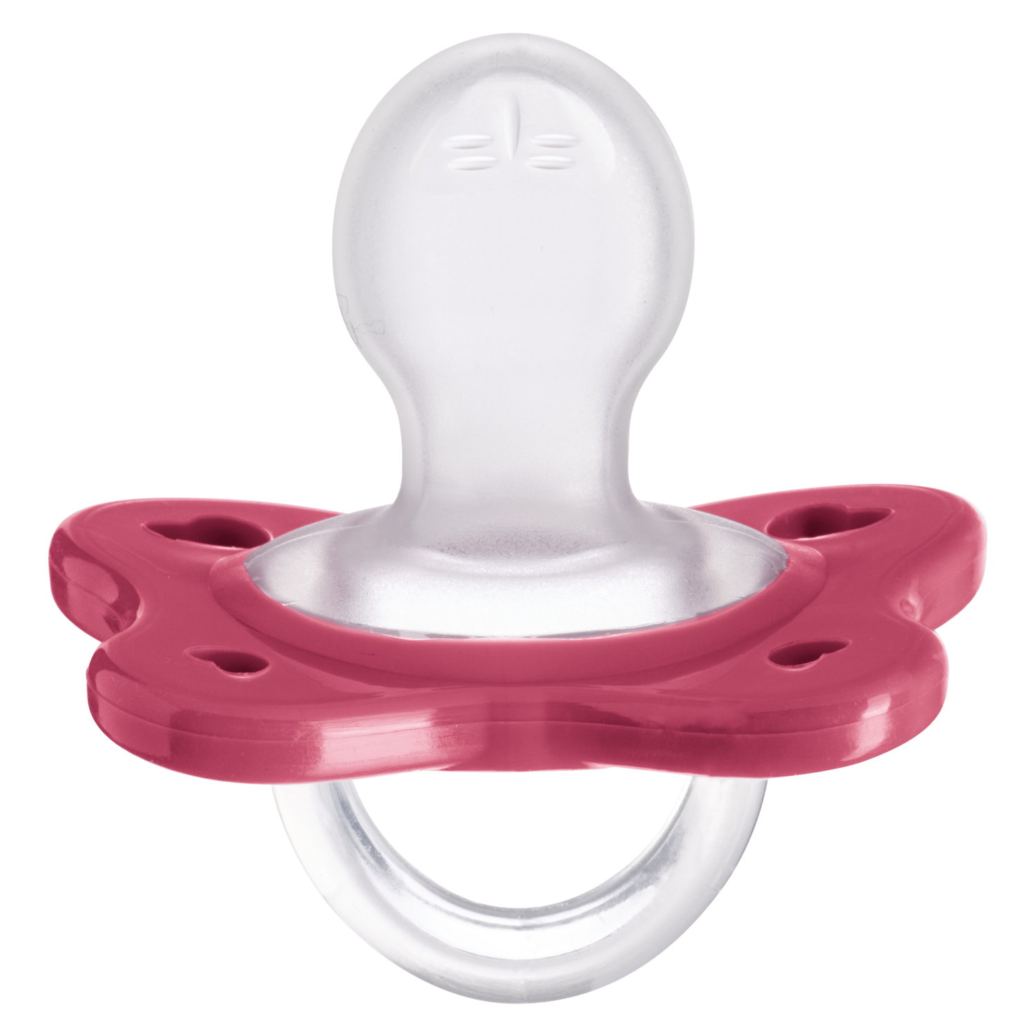 Suzeta anatomica Chicco PhysioForma DualSoft, 2buc, roz, 16-36luni