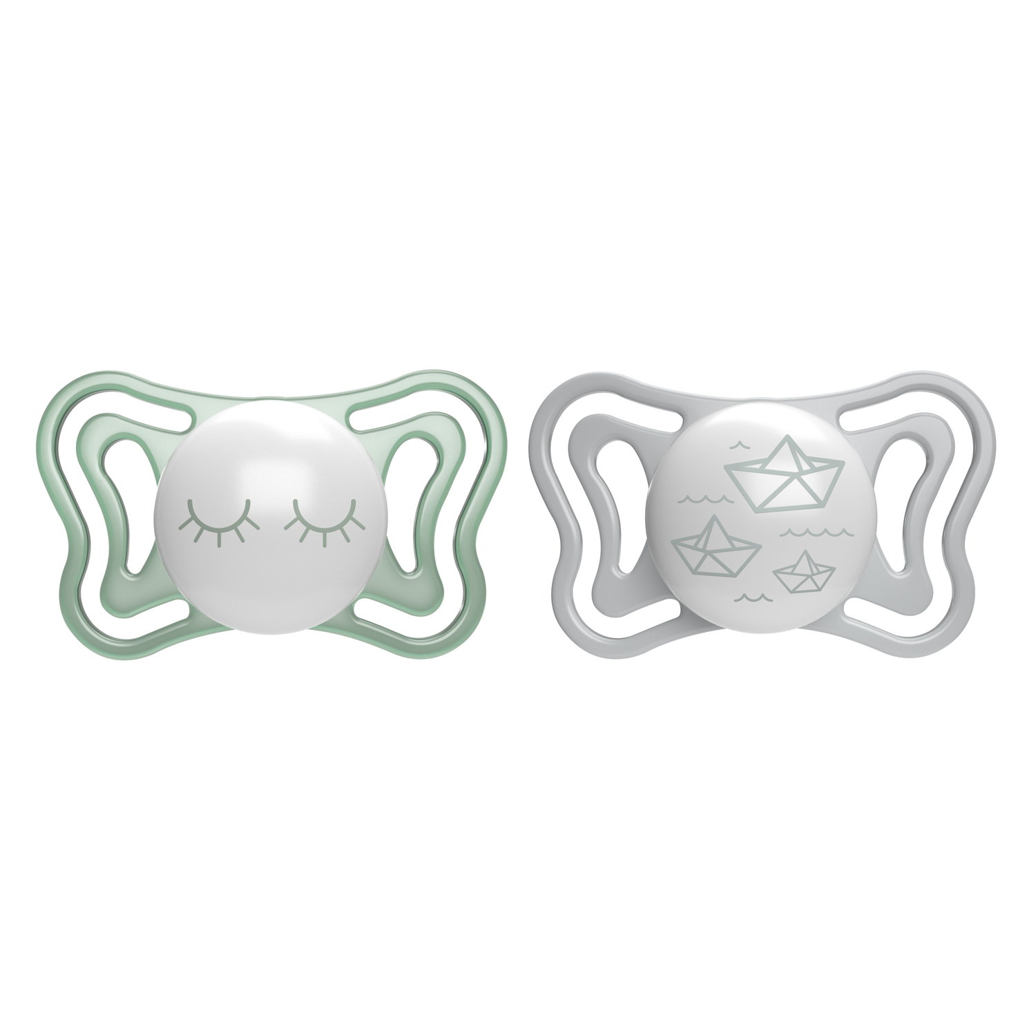 Suzeta Chicco PhysioForma Light Glow, 2bucati, unisex, 16-36luni
