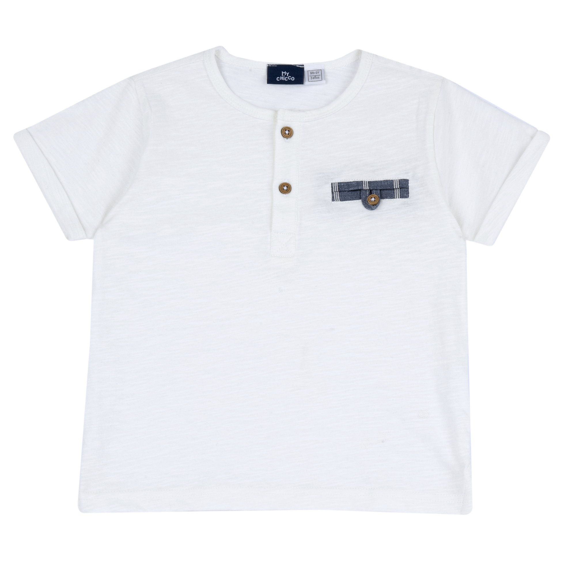 Tricou copii Chicco, alb, 07930-68MC