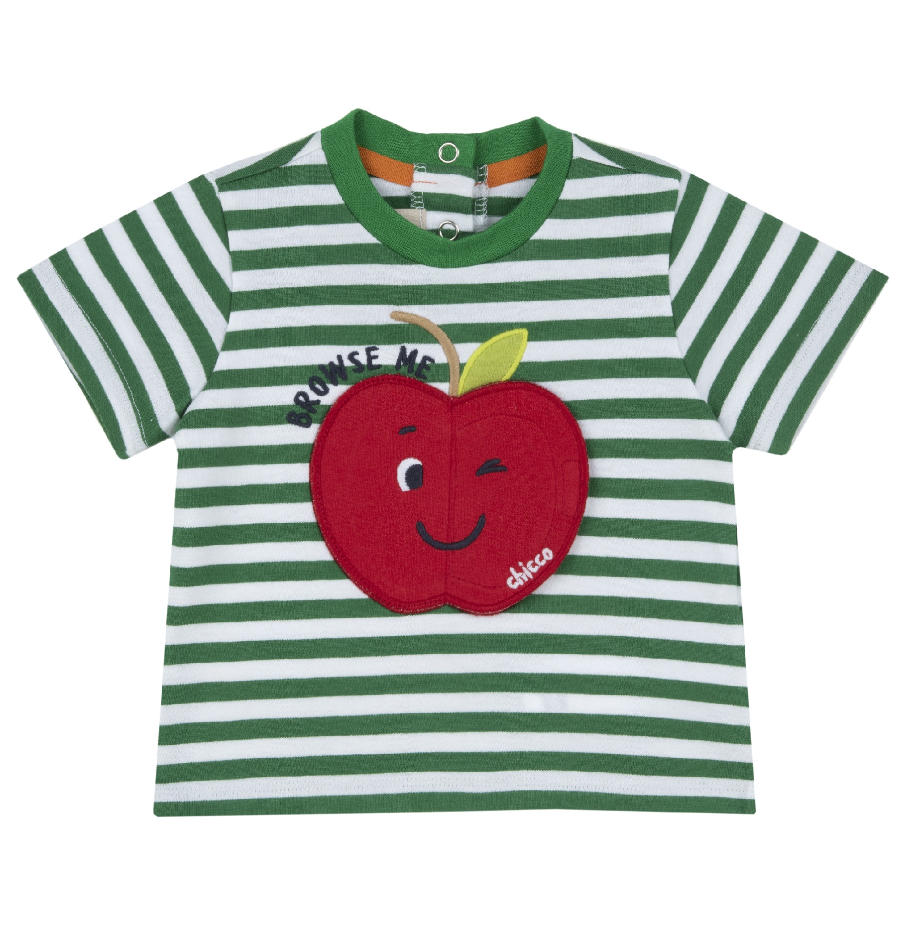 Tricou copii Chicco, alb cu albastru, 67546