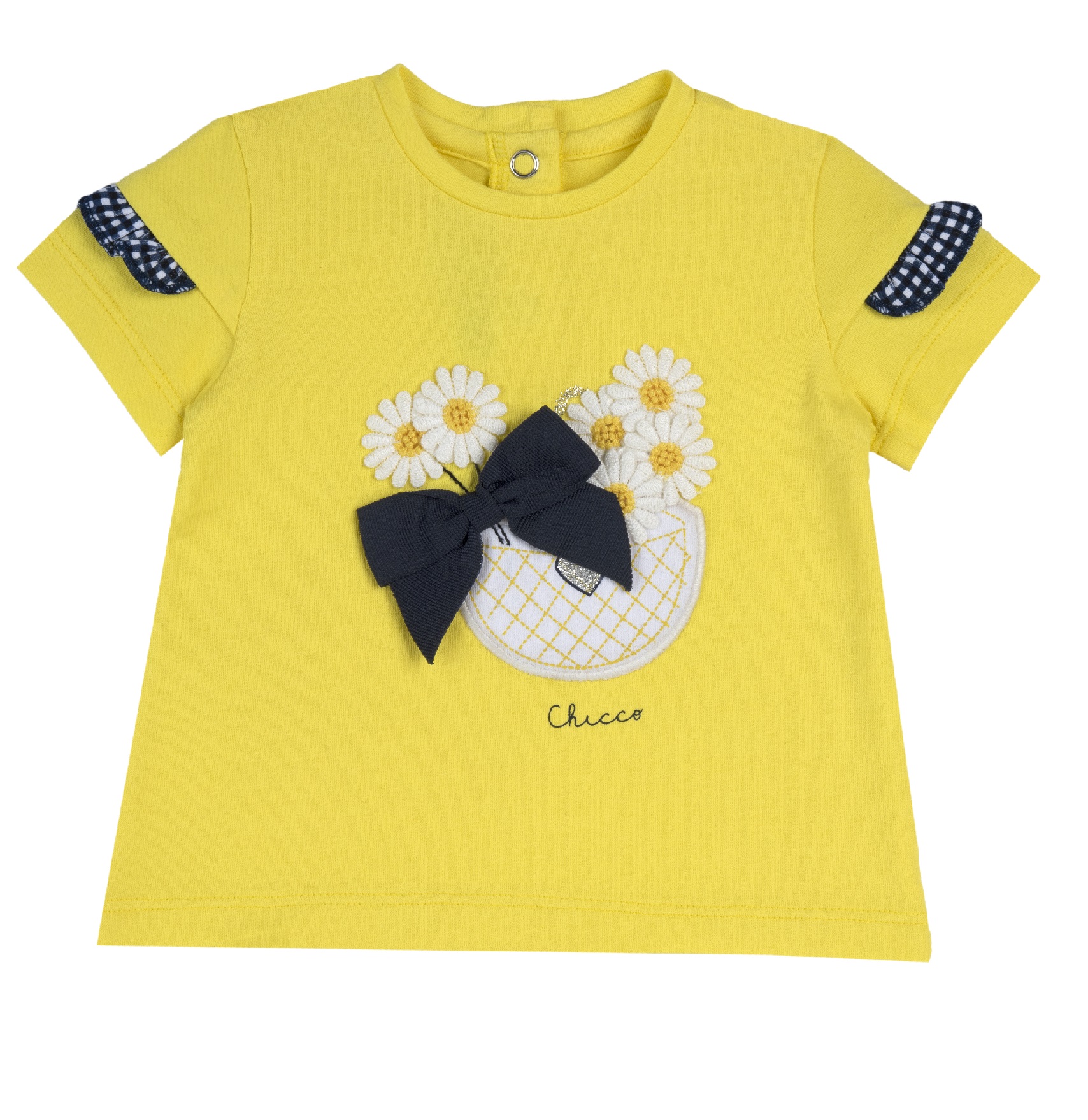 Tricou copii chicco, galben deschis, 67164