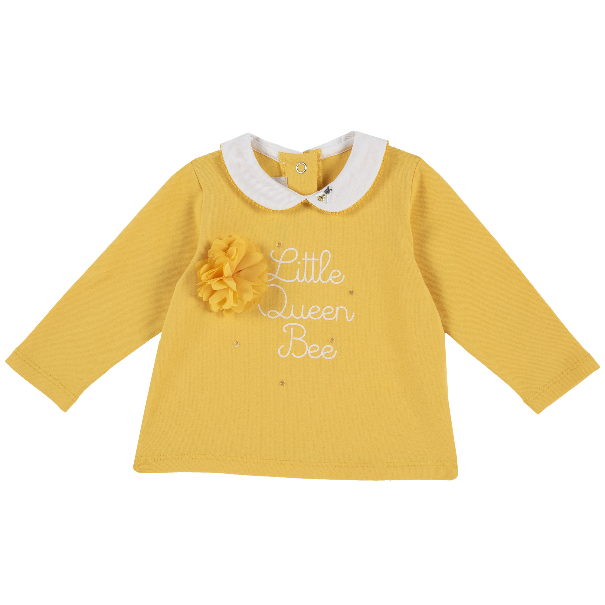 Bluza copii Chicco, galben cu slogan, 47451 47451