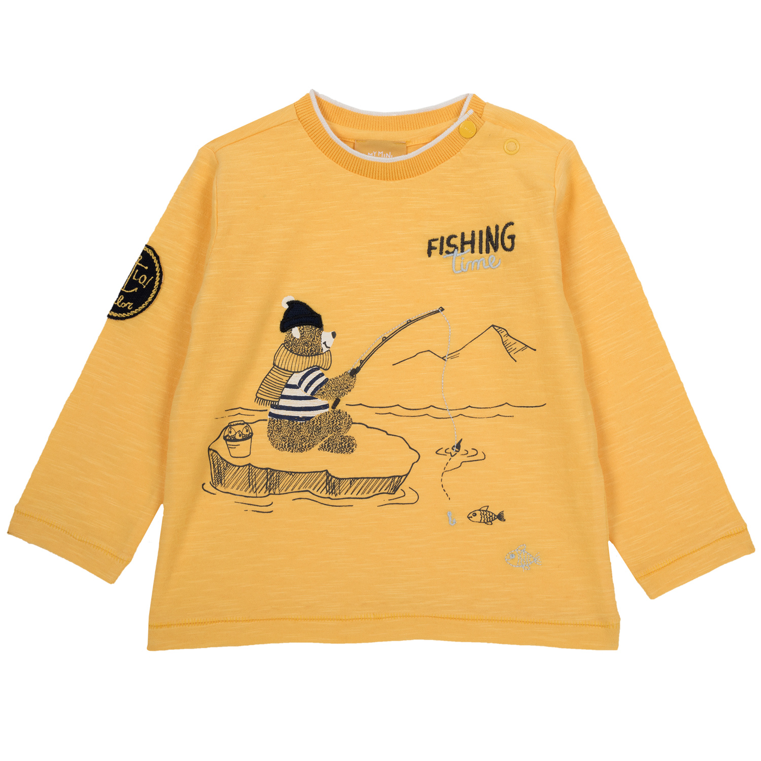 Tricou copii chicco, galben auriu