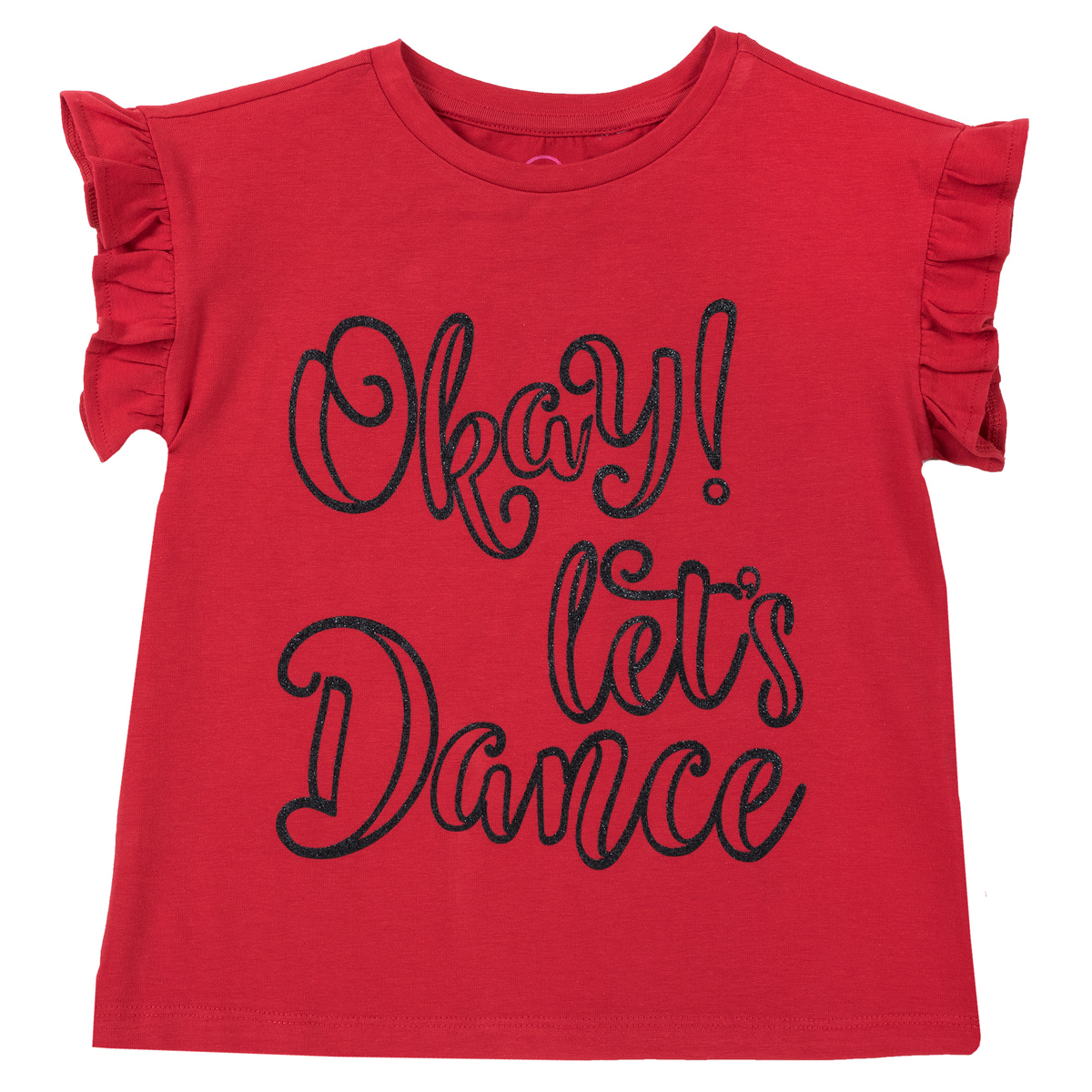 Tricou copii Chicco Dance, rosu, maneca scurta, 06727