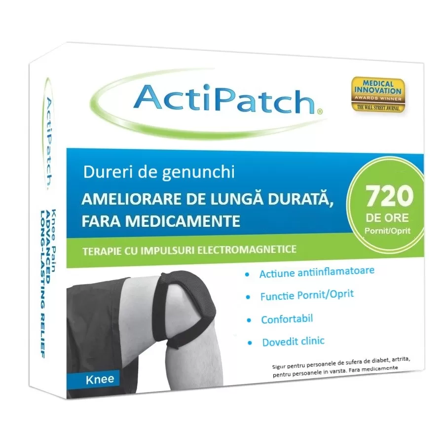 Dispozitive medicale - Actipatch dispozitiv medical pentru ameliorare de lunga durata a durerilor de genunchi, clinicafarm.ro