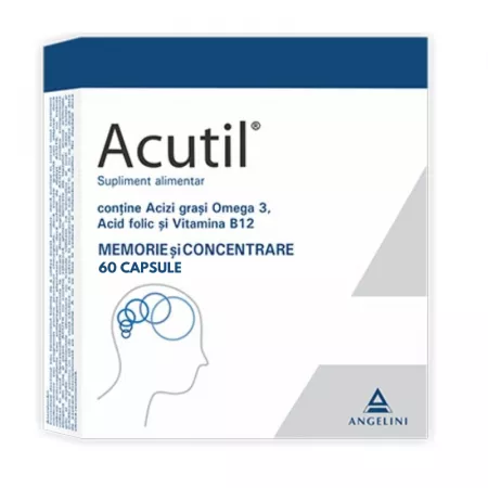 Activitate cerebrală - Acutil * 60 capsule, clinicafarm.ro