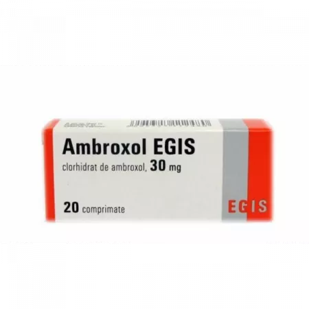 Tuse productivă - Ambroxol Egis 30 mg * 20 comprimate, clinicafarm.ro
