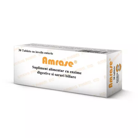 Digestie - Amrase * 30 tablete, clinicafarm.ro