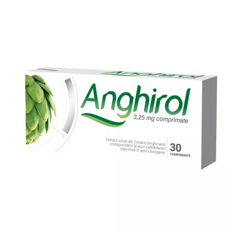 Tulburări biliare - Anghirol 3.25 mg * 30 comprimate, clinicafarm.ro