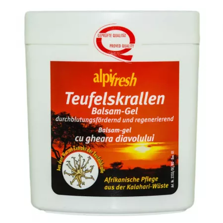 Sănătatea osteoarticulară și musculară - Balsam gel cu extract de Gheara diavolului Alpi fresh * 250 ml, clinicafarm.ro