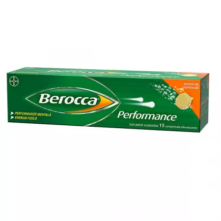 Vitamine și minerale - Berocca Performance * 15 comprimate efervescente, clinicafarm.ro
