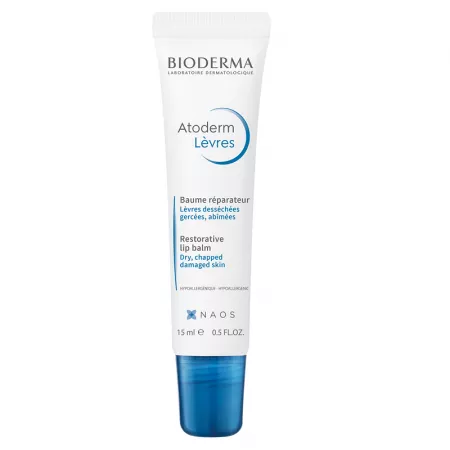 Îngrijirea pielii - Balsam de buze Bioderma Atoderm * 15 ml, clinicafarm.ro