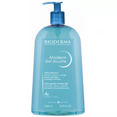 Îngrijirea pielii - Gel de duș Bioderma Atoderm * 1000 ml, clinicafarm.ro