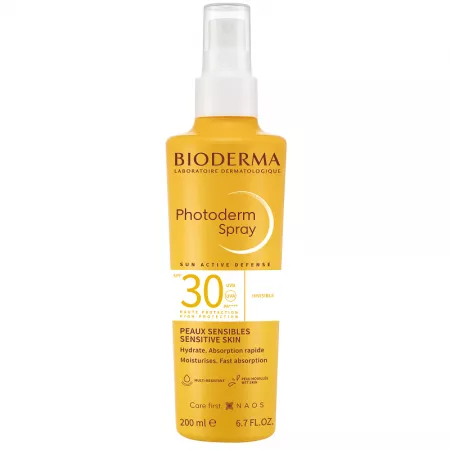 Protecție solară - Bioderma Photoderm spray SPF 30 * 200 ml, clinicafarm.ro