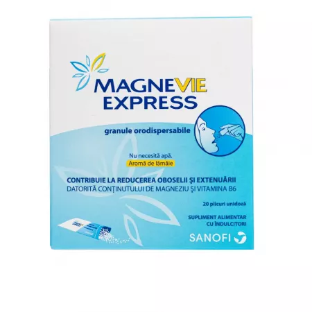 Vitamine și minerale - MagneVie Express granule orodispensabile * 20 plicuri, clinicafarm.ro