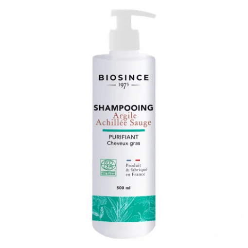 Îngrijirea părului - Biosince șampon organic purificator cu argilă și coada șoricelului * 500 ml, clinicafarm.ro