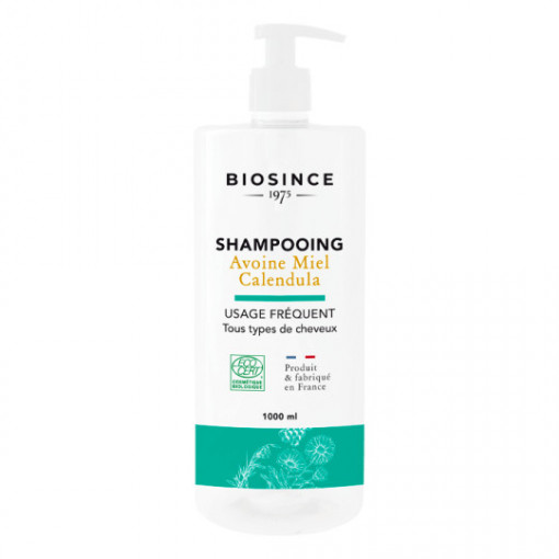 Îngrijirea pielii - Biosince șampon organic pentru utilizare frecventă cu miere și gălbenele * 1000 ml, clinicafarm.ro