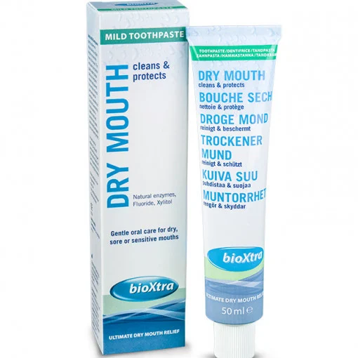 Igienă orală - Bioxtra Pastă de dinți delicată pentru gura uscată * 50 ml, clinicafarm.ro