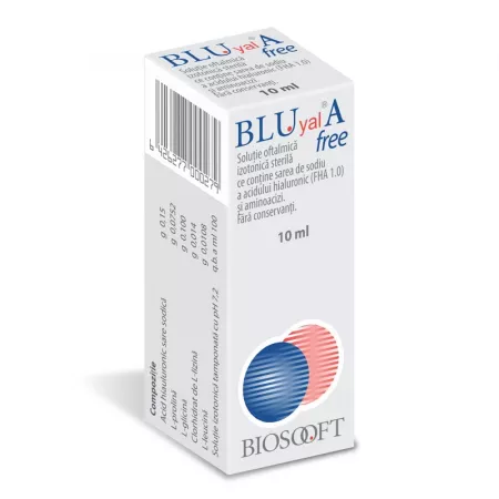 Îngrijirea ochilor - Blu YalA 0.15% soluție oftalmică * 8 ml, clinicafarm.ro