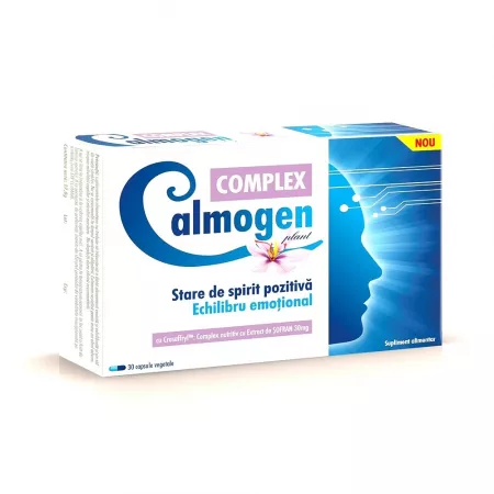 Stres și somn - Calmogen plant complex * 30 capsule, clinicafarm.ro