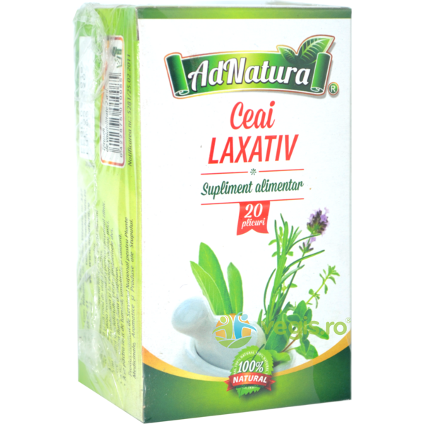 Ceaiuri - Ceai laxativ AdNatura * 20 plicuri, clinicafarm.ro