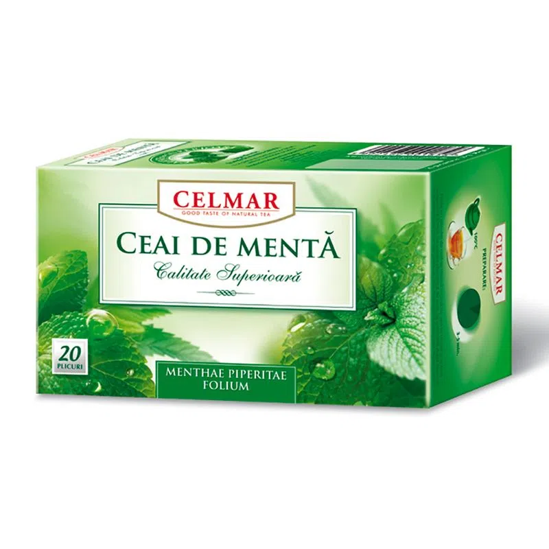 Ceaiuri - Ceai de mentă Celmar 1,5 g * 20 plicuri, clinicafarm.ro