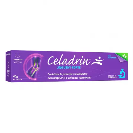 Sănătatea osteoarticulară și musculară - Celadrin unguent forte * 40 g, clinicafarm.ro