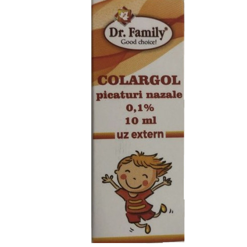 Stări gripale - Colargol 0.1% 0-2 ani * 10 grame, clinicafarm.ro