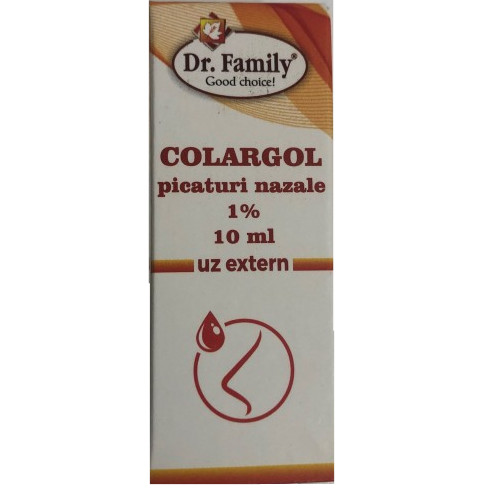 Stări gripale - Colargol 1% picaturi nazale * 10 ml, clinicafarm.ro