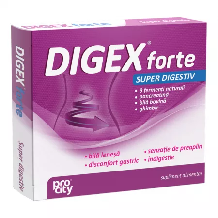 Sănătatea sistemului digestiv - Digex forte * 10 capsule, clinicafarm.ro
