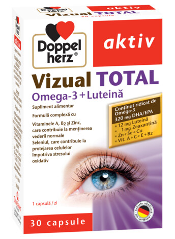 Vitamine și minerale - Doppelherz Aktiv Vizual total * 30 capsule, clinicafarm.ro