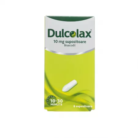 Laxative - Dulcolax 10 mg * 6 supozitoare, clinicafarm.ro