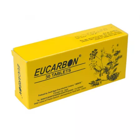 Laxative - Eucarbon 500 mg * 30 comprimate, clinicafarm.ro