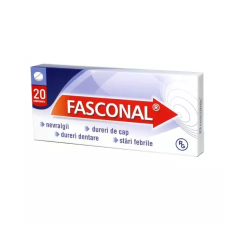 Analgezice - Fasconal * 20 comprimate, clinicafarm.ro