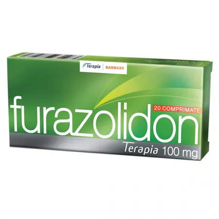 Antidiareice - Furazolidon 100 mg * 20 comprimate, clinicafarm.ro