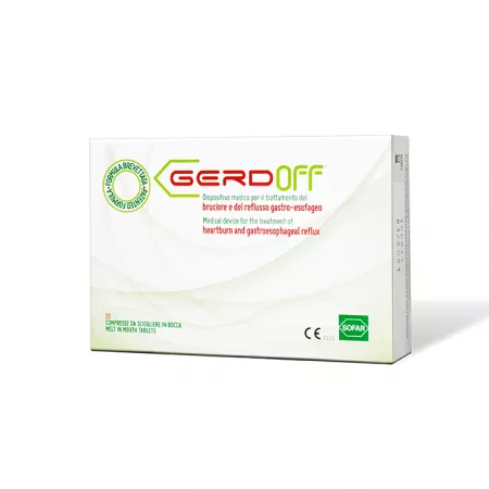 Antiacide (arsuri stomac) - Gerdoff * 20 comprimate pentru supt, clinicafarm.ro