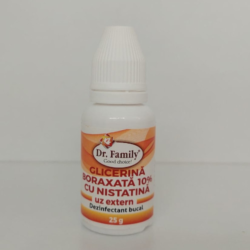 Igienă orală - Glicerina boraxata cu nistamina * 25 grame, clinicafarm.ro