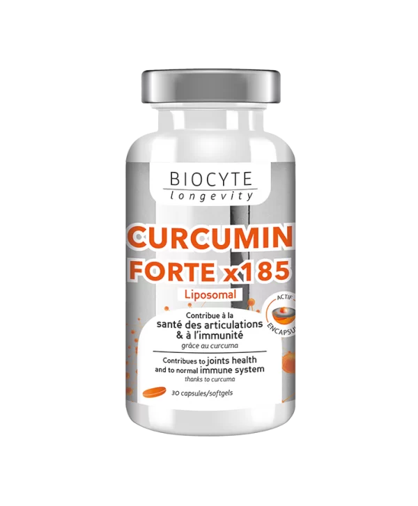 Suplimente alimentare - Biocyte Curcumin fortex185 lipozomal pentru articulatii si oase * 30 capsule, clinicafarm.ro