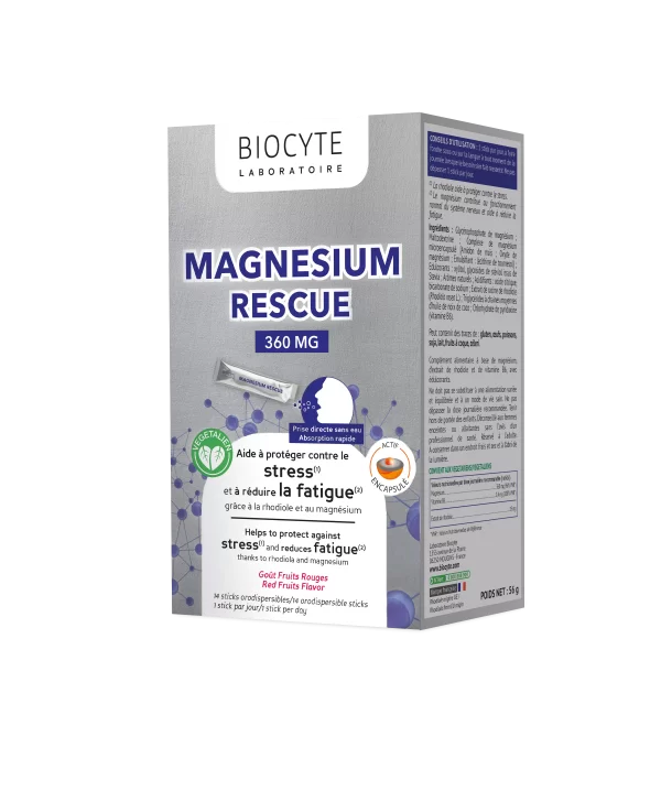 Stres și somn - Biocyte Magneziu orodispensabil Magnesium Rescue * 14 plicuri, clinicafarm.ro